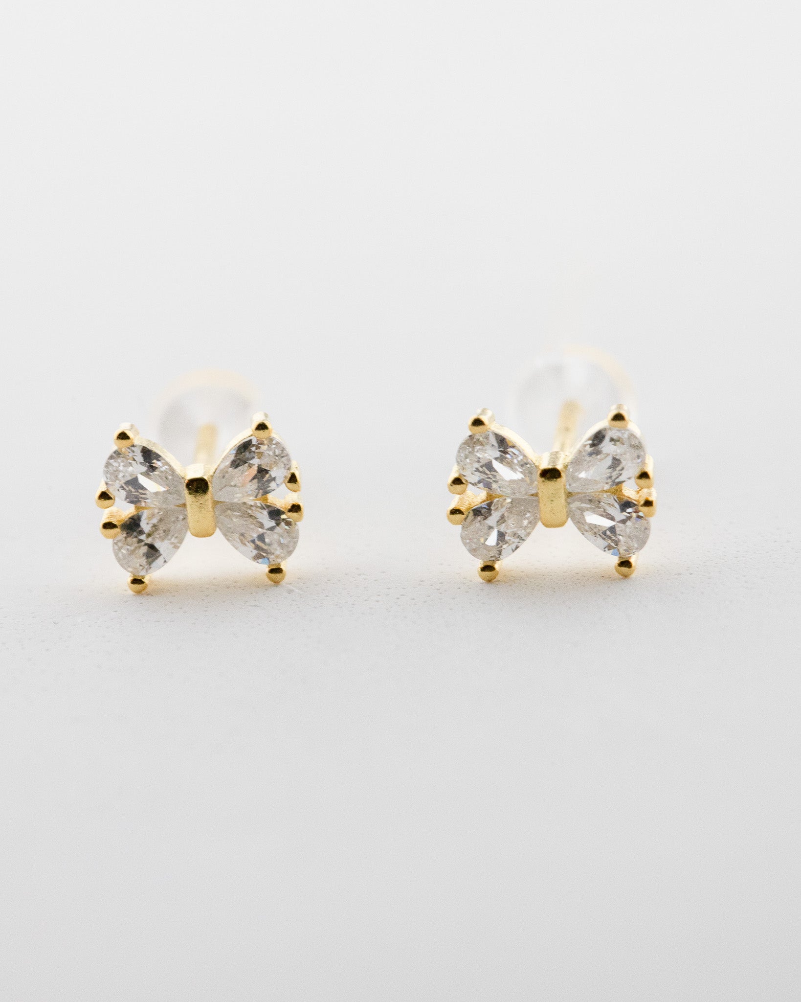 Élégance Nouée Earrings in Gold