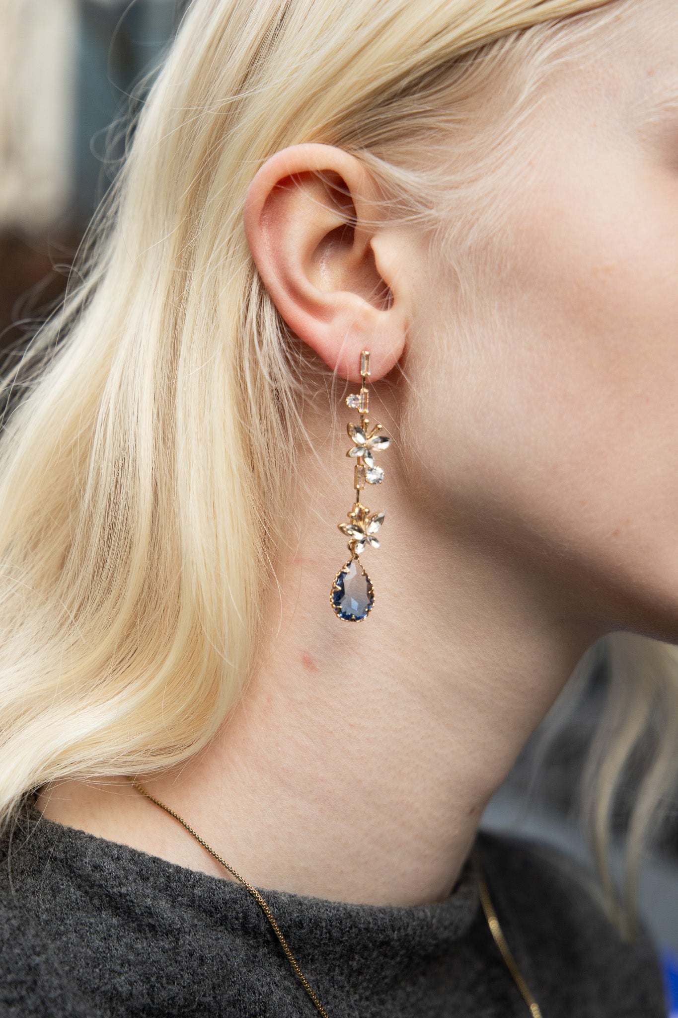 Papillon Bleu Earring Gold
