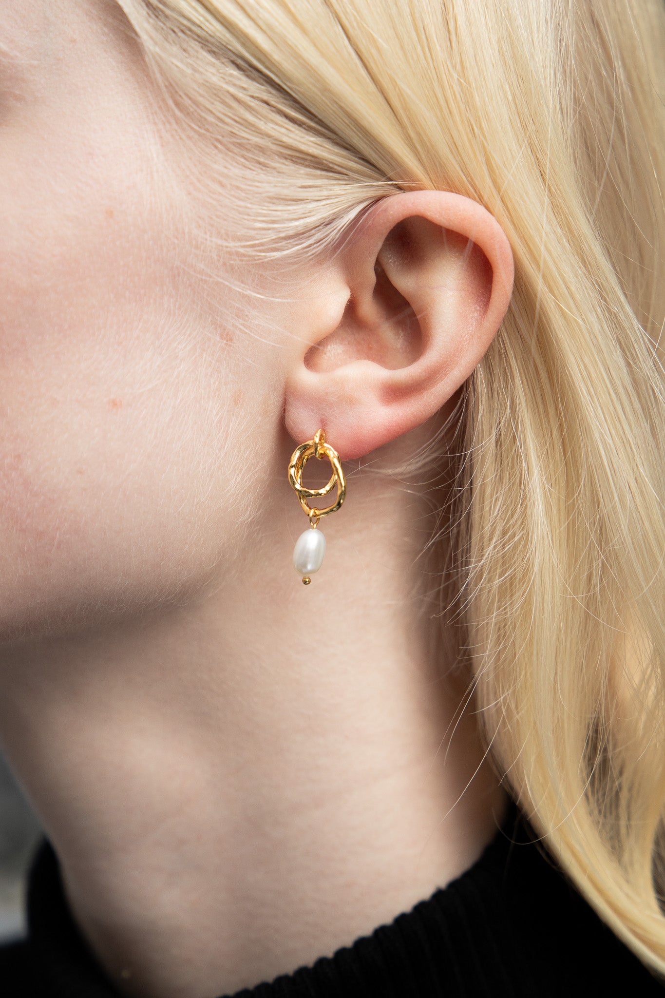 Marée Douce Earrings in Gold