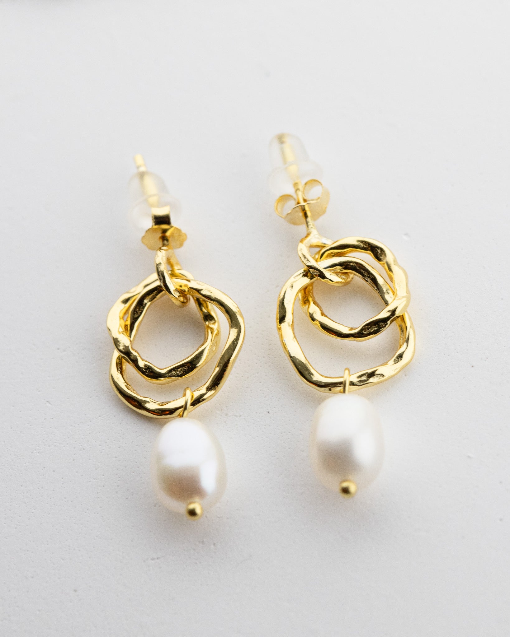 Marée Douce Earrings in Gold