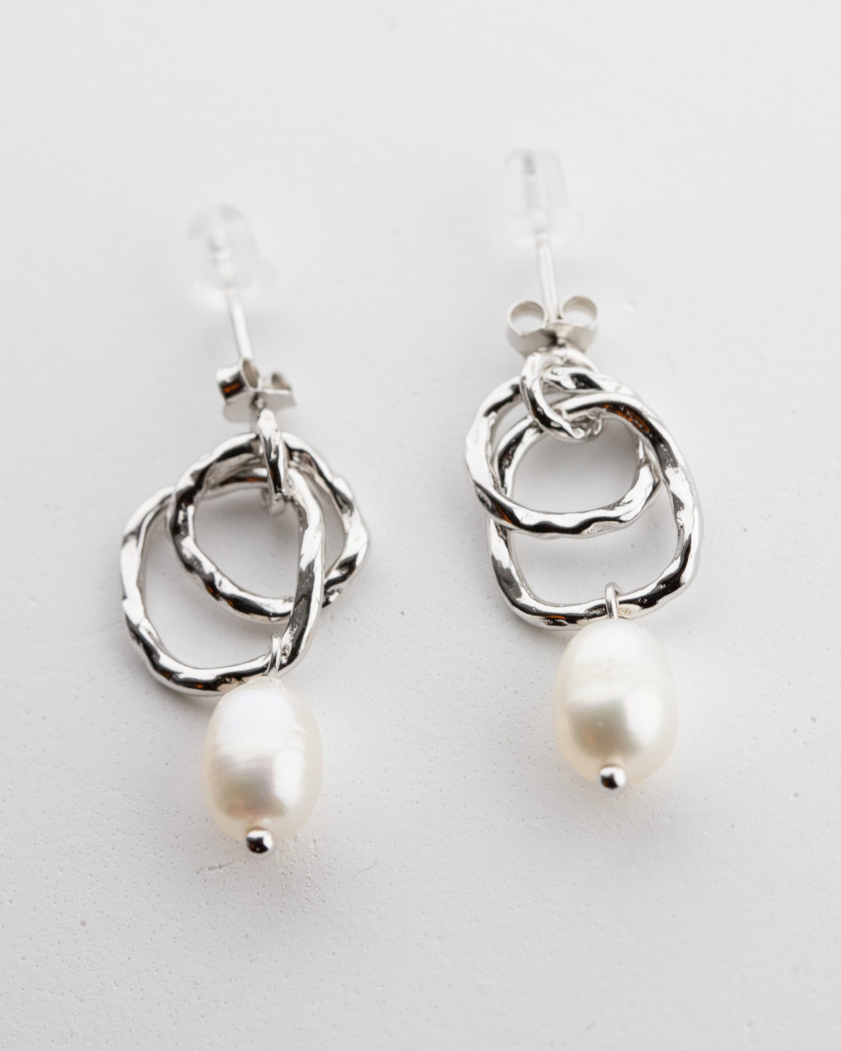 Marée Douce Earrings in Silver