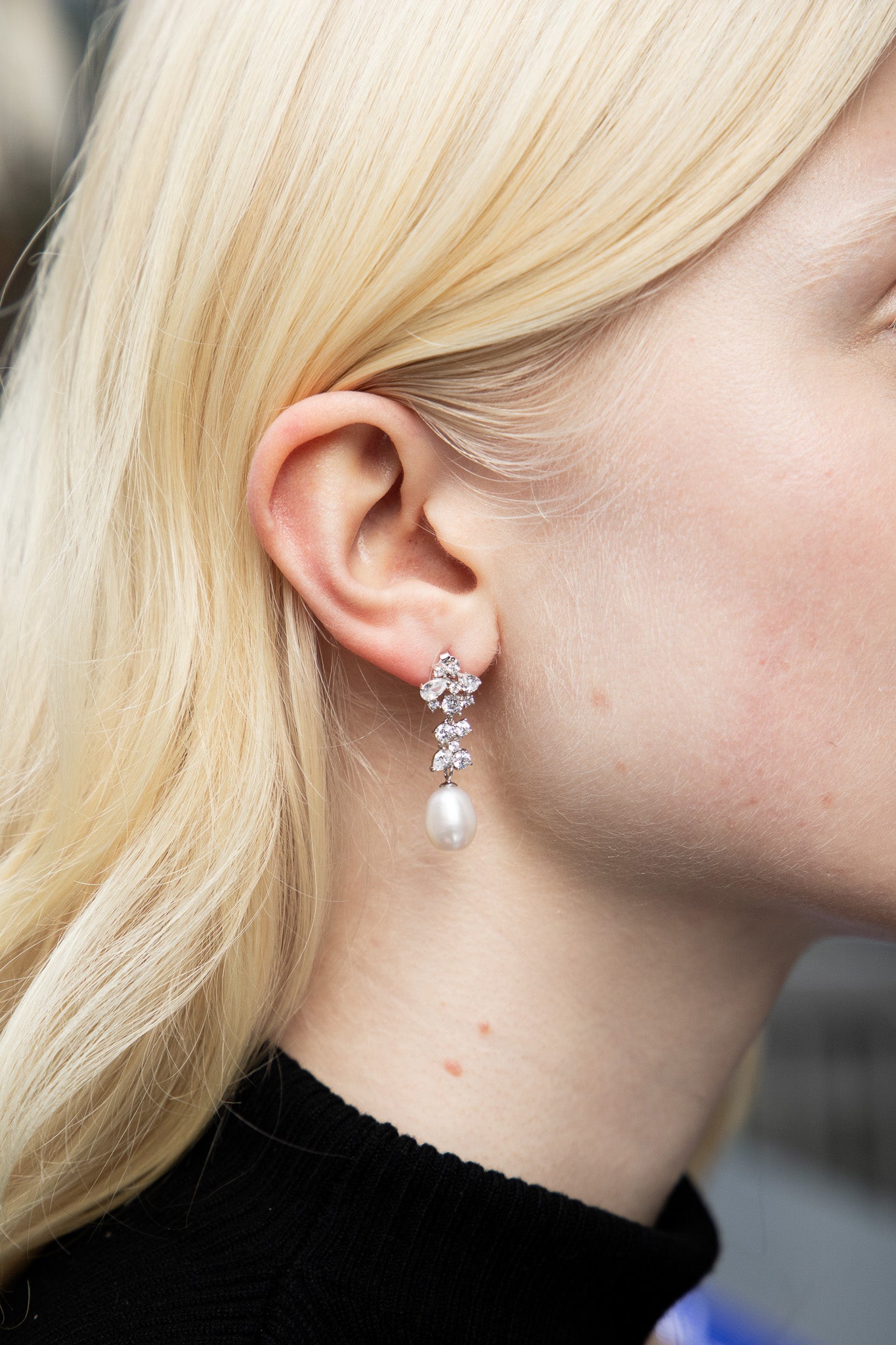 Jardin de Lune Silver Earrings
