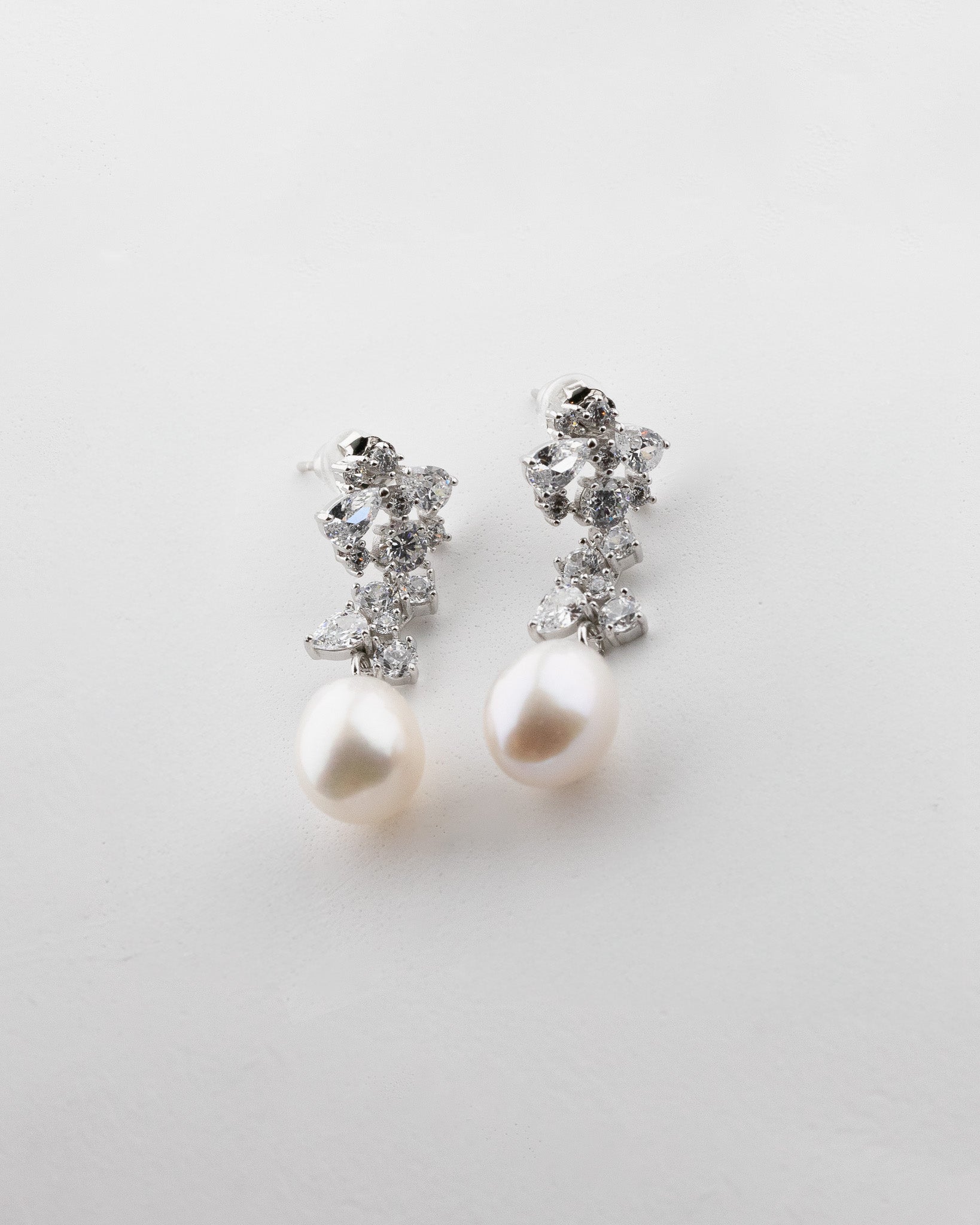 Jardin de Lune Silver Earrings