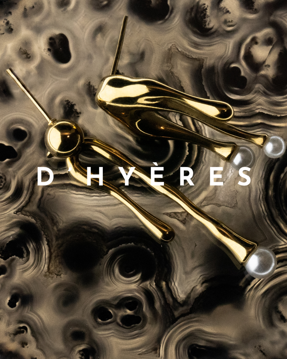 【HYERES LOR】25SS★ Nova Silver (W) Full Pave Earrings The Pave Gia Earrings | Luv Aj