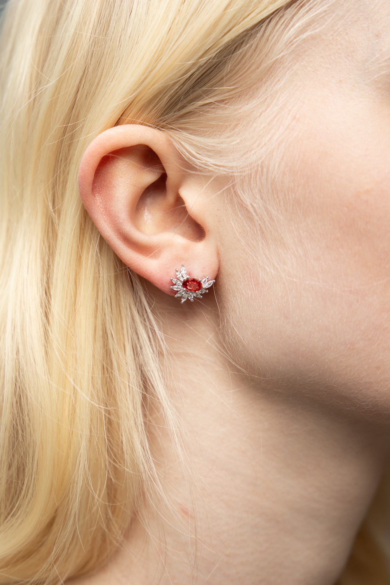 【HYERES LOR】22SS★ Noailles color Silver earring Lotte Duty Free