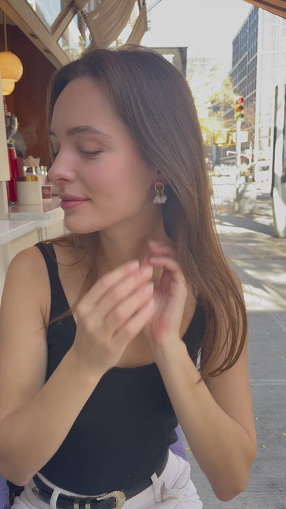 Pearl Cluster Earrings